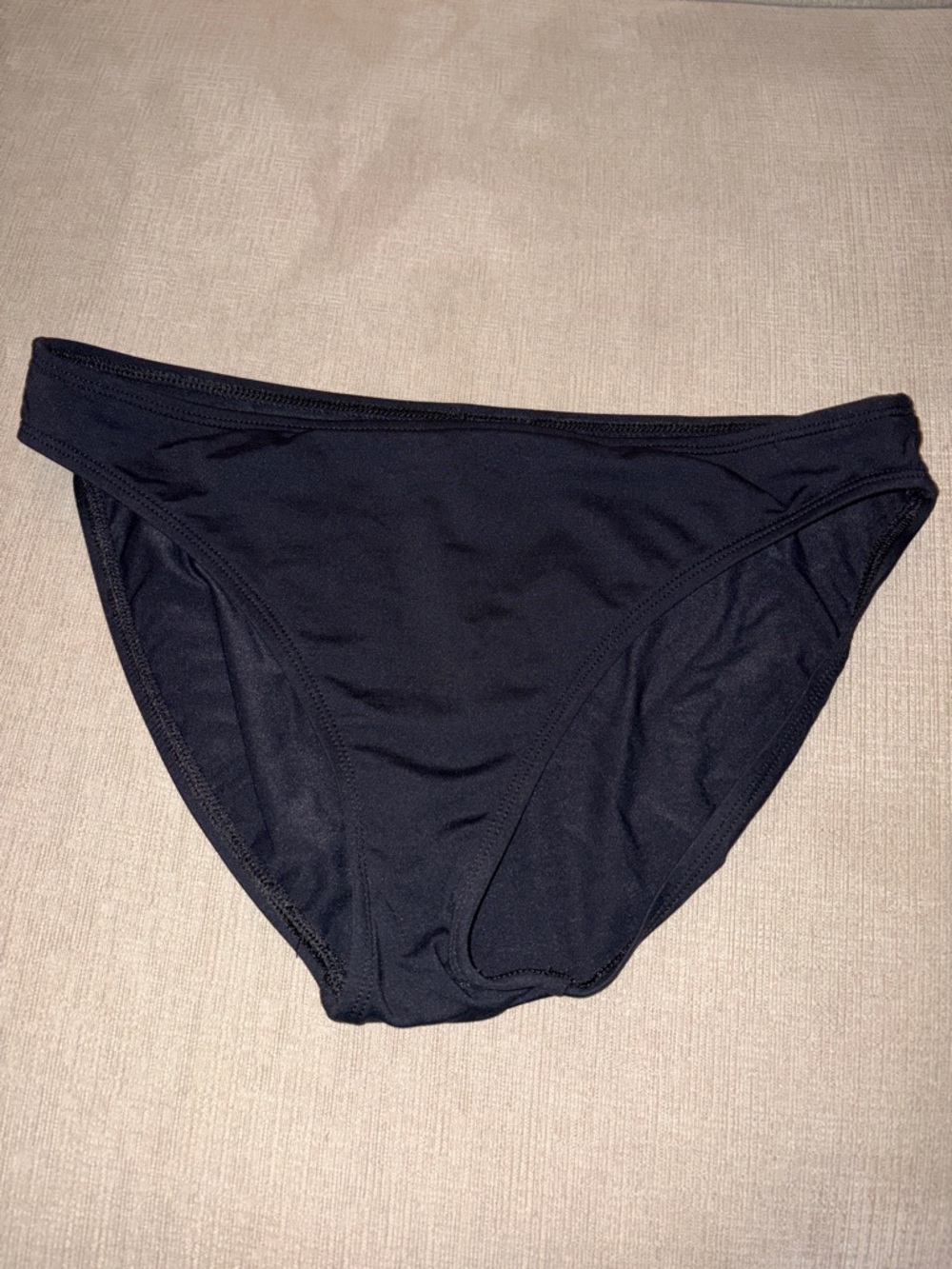 Anne Cole black bikini bottoms size 10